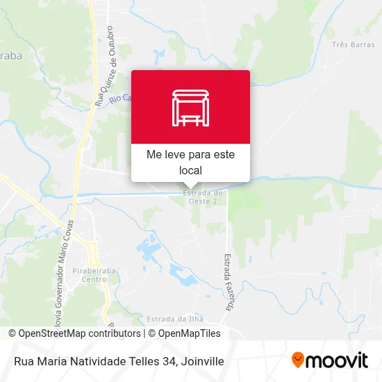 Rua Maria Natividade Telles 34 mapa