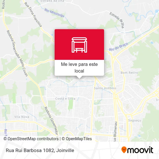 Rua Rui Barbosa 1082 mapa