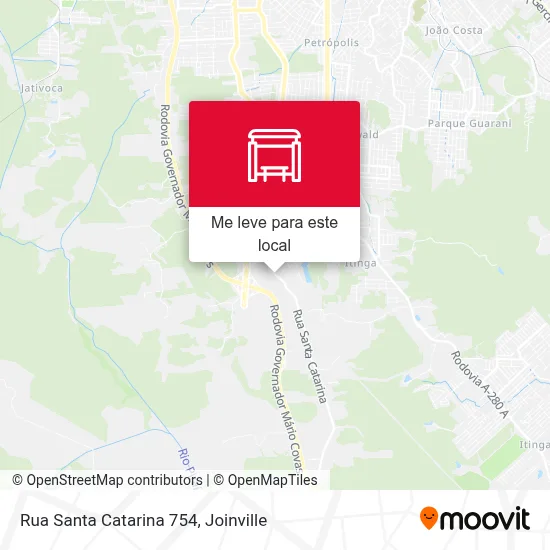 Rua Santa Catarina 754 mapa