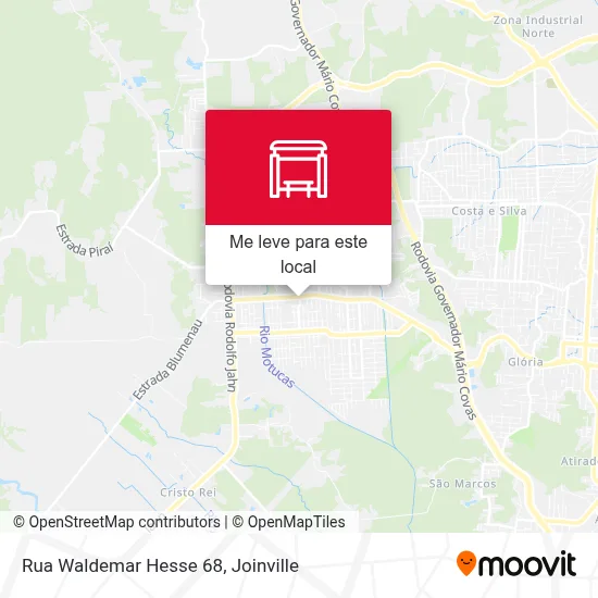 Rua Waldemar Hesse 68 mapa