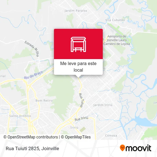 Rua Tuiuti 2825 mapa