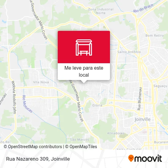 Rua Nazareno 309 mapa