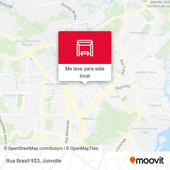 Rua Brasil 953 mapa