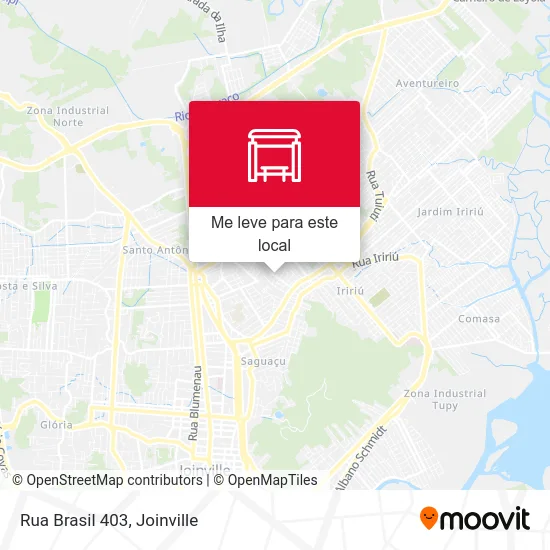 Rua Brasil 403 mapa