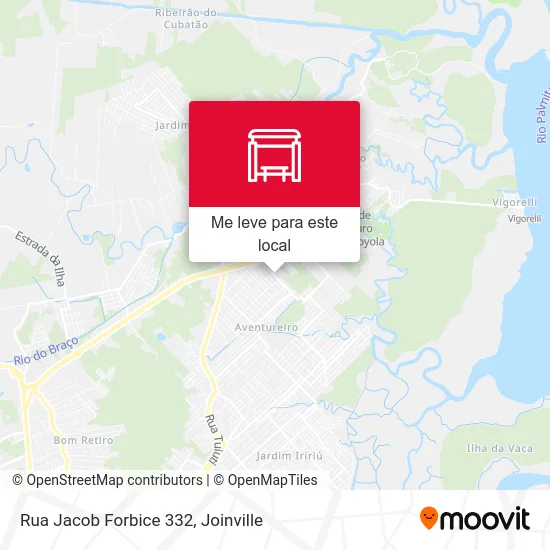 Rua Jacob Forbice 332 mapa