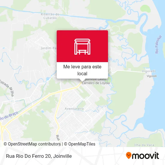 Rua Rio Do Ferro 20 mapa