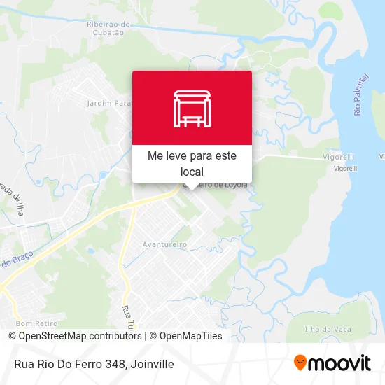 Rua Rio Do Ferro 348 mapa