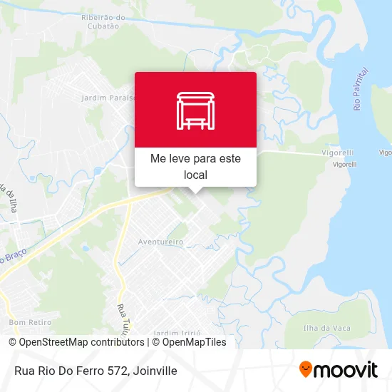 Rua Rio Do Ferro 572 mapa