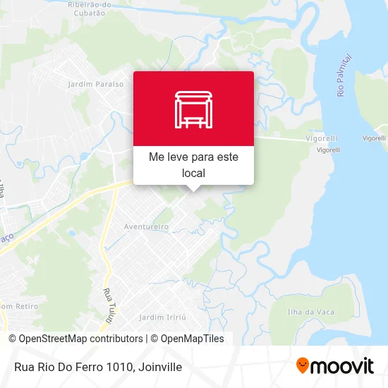 Rua Rio Do Ferro 1010 mapa