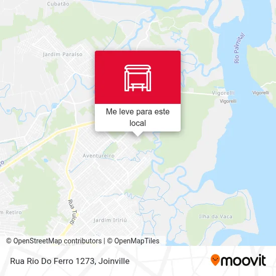 Rua Rio Do Ferro 1273 mapa