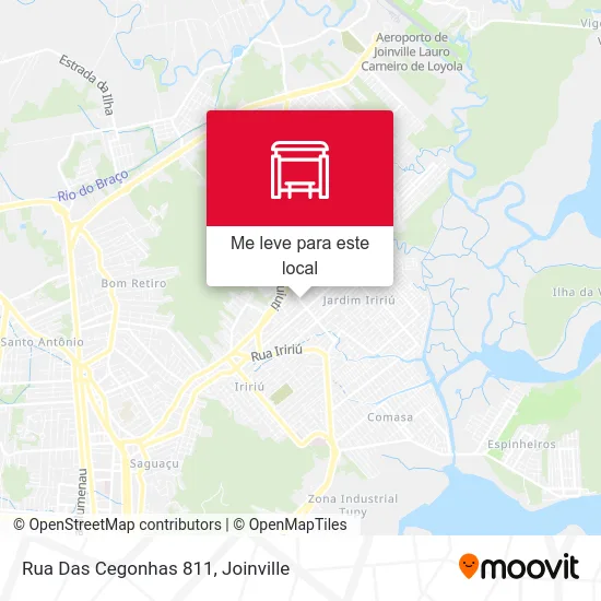 Rua Das Cegonhas 811 mapa