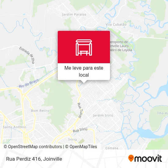 Rua Perdiz 416 mapa