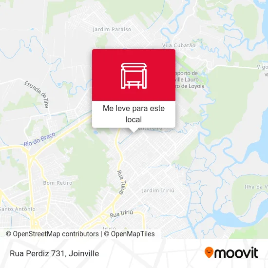 Rua Perdiz 731 mapa