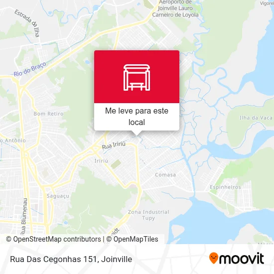 Rua Das Cegonhas 151 mapa