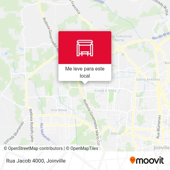 Rua Jacob 4000 mapa