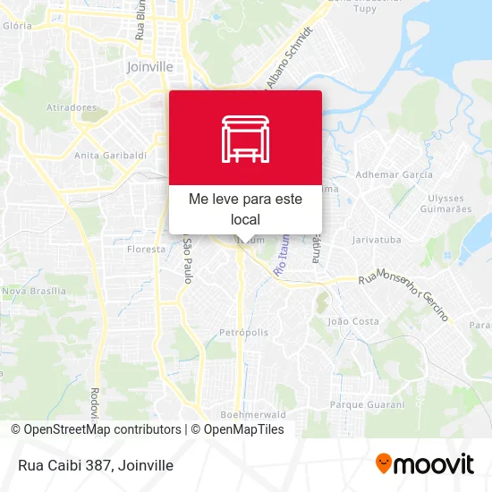 Rua Caibi 387 mapa