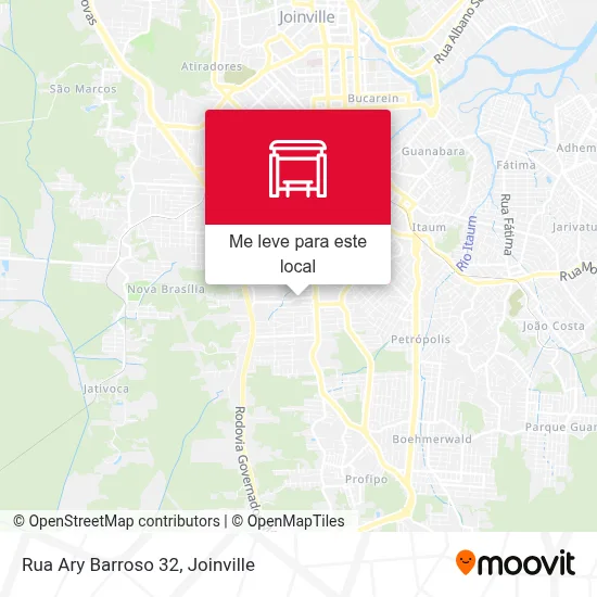 Rua Ary Barroso 32 mapa