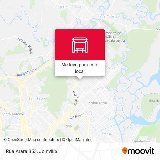 Rua Arara 353 mapa
