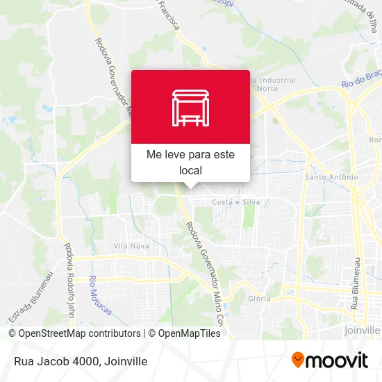 Rua Jacob 4000 mapa