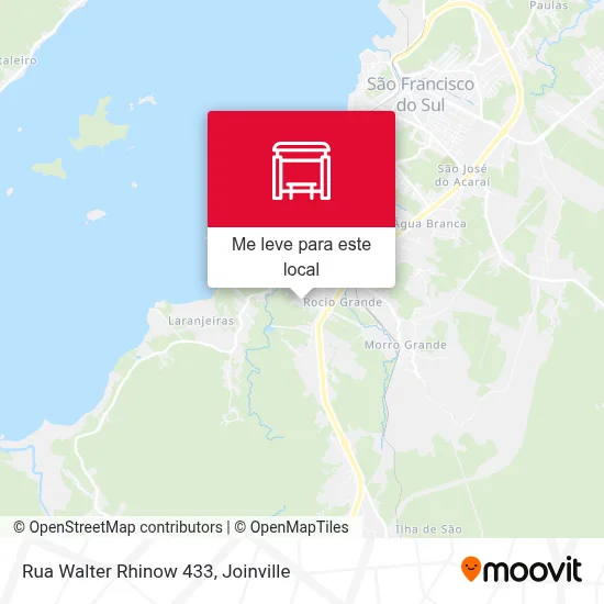 Rua Walter Rhinow 433 mapa