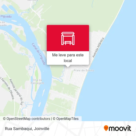 Rua Sambaqui mapa