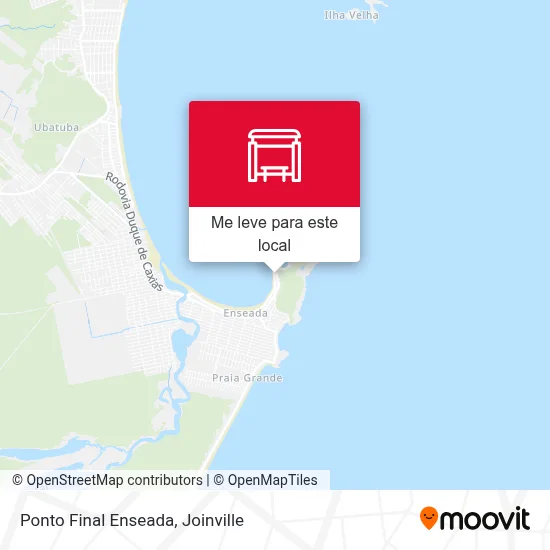 Ponto Final Enseada mapa