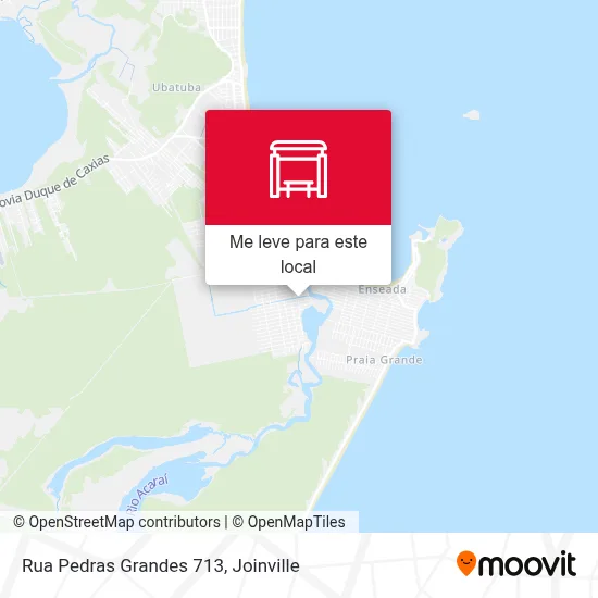 Rua Pedras Grandes 713 mapa