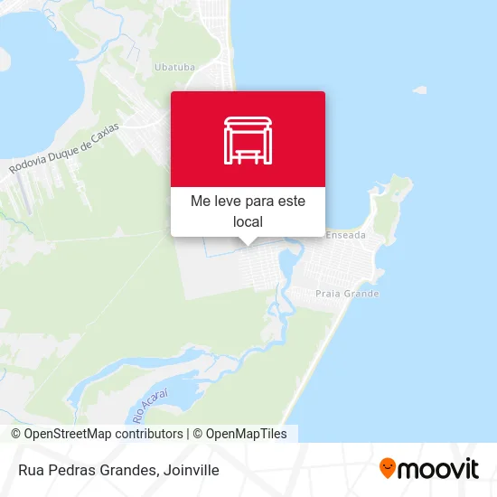 Rua Pedras Grandes mapa