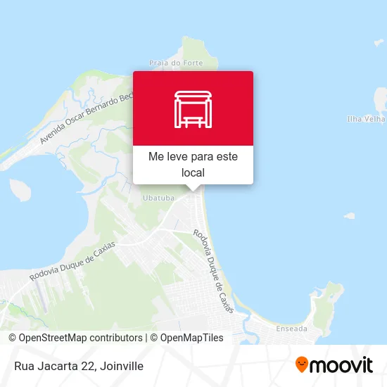 Rua Jacarta 22 mapa