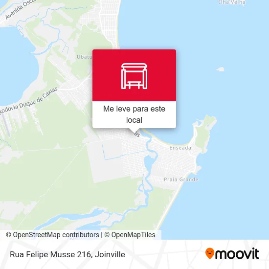 Rua Felipe Musse 216 mapa