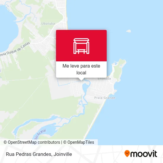 Rua Pedras Grandes mapa