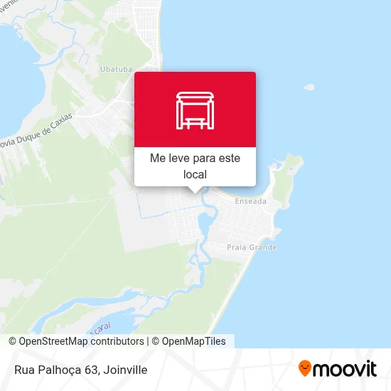 Rua Palhoça 63 mapa