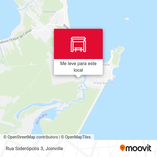 Rua Siderópolis 3 mapa