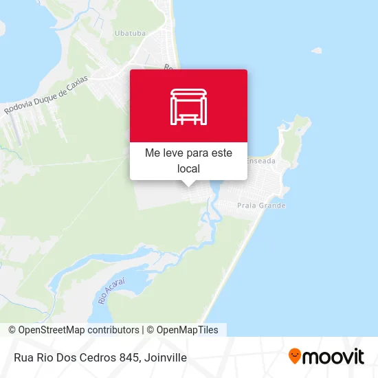 Rua Rio Dos Cedros 845 mapa