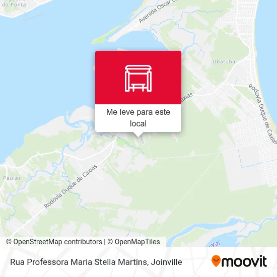Rua Professora Maria Stella Martins mapa