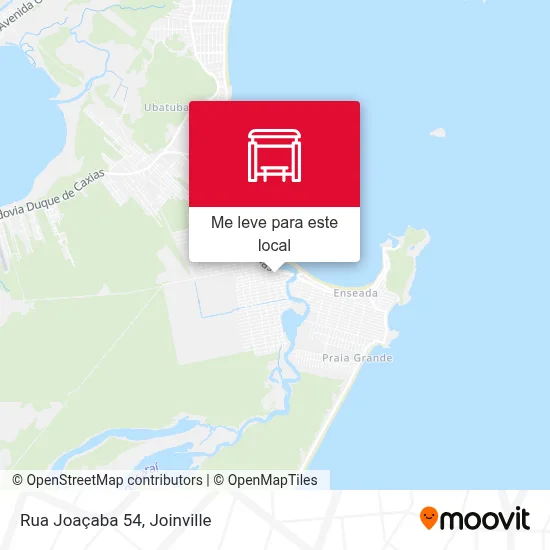 Rua Joaçaba 54 mapa