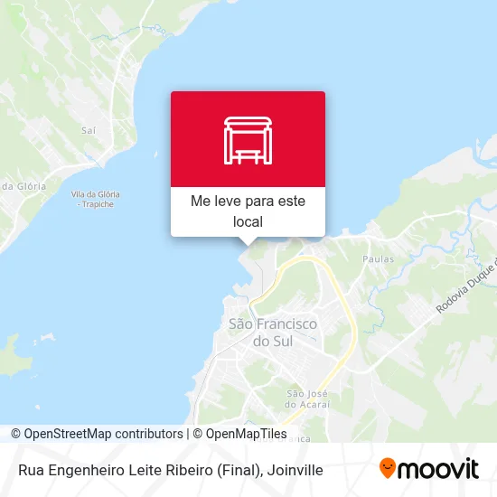 Rua Engenheiro Leite Ribeiro (Final) mapa