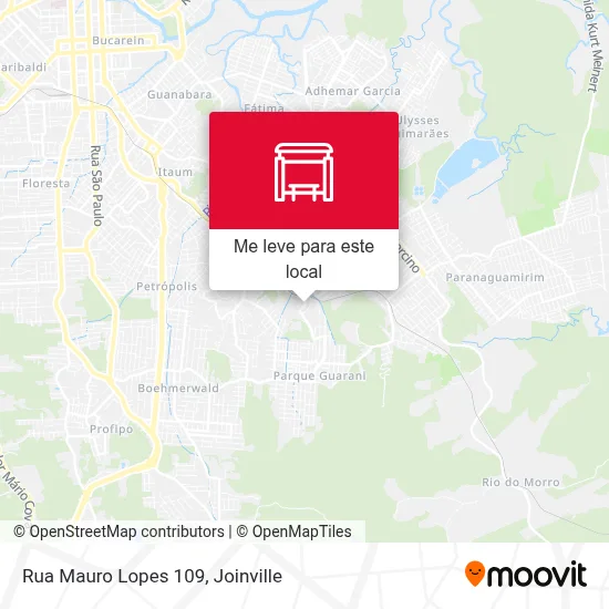 Rua Mauro Lopes 109 mapa
