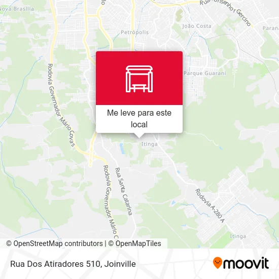 Rua Dos Atiradores 510 mapa