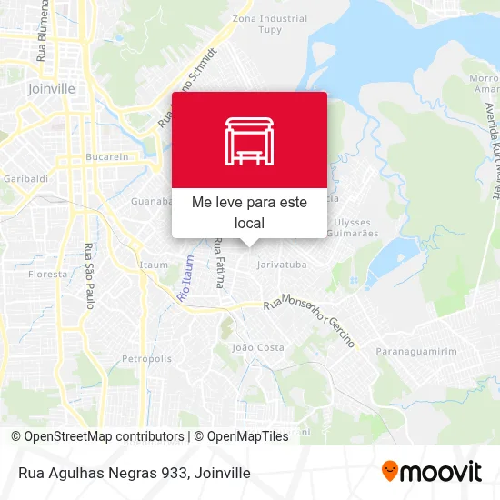 Rua Agulhas Negras 933 mapa