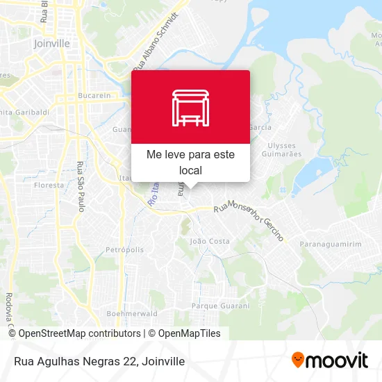 Rua Agulhas Negras 22 mapa