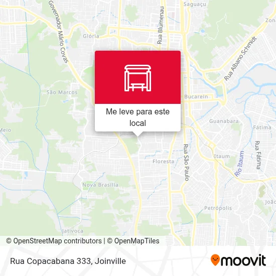 Rua Copacabana 333 mapa