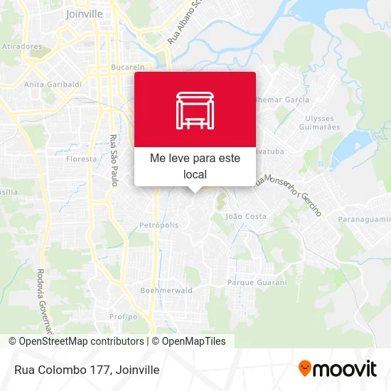 Rua Colombo 177 mapa