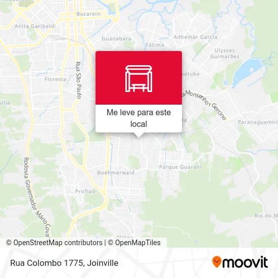 Rua Colombo 1775 mapa