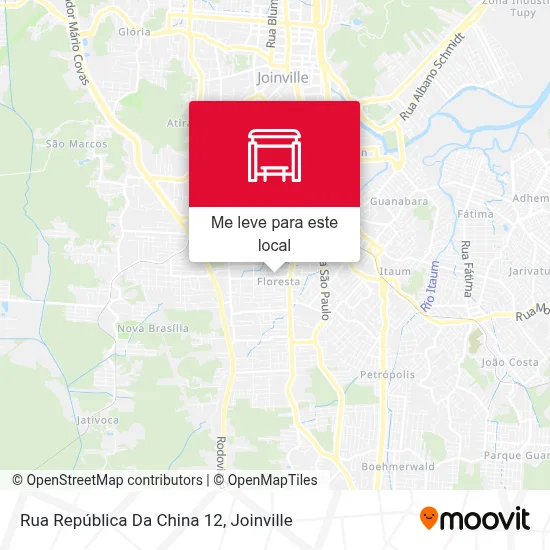 Rua República Da China 12 mapa