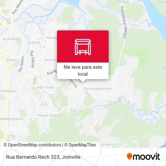 Rua Bernardo Rech 323 mapa