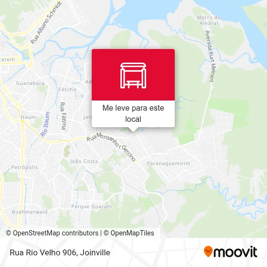 Rua Rio Velho 906 mapa