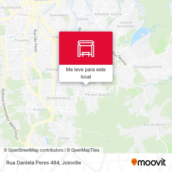 Rua Daniela Peres 484 mapa