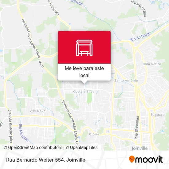 Rua Bernardo Welter 554 mapa