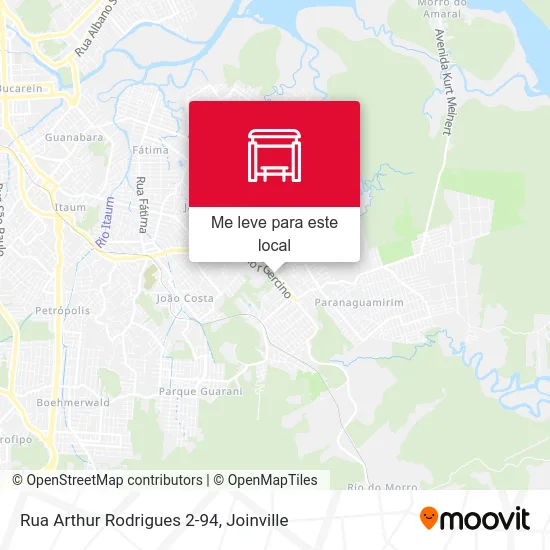 Rua Arthur Rodrigues 2-94 mapa